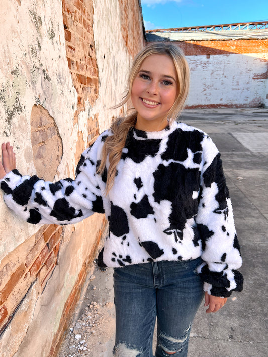Margot Over the Moon Sherpa Pullover-Pullovers-Southern Grace Wholesale-Bin a1-The Twisted Chandelier