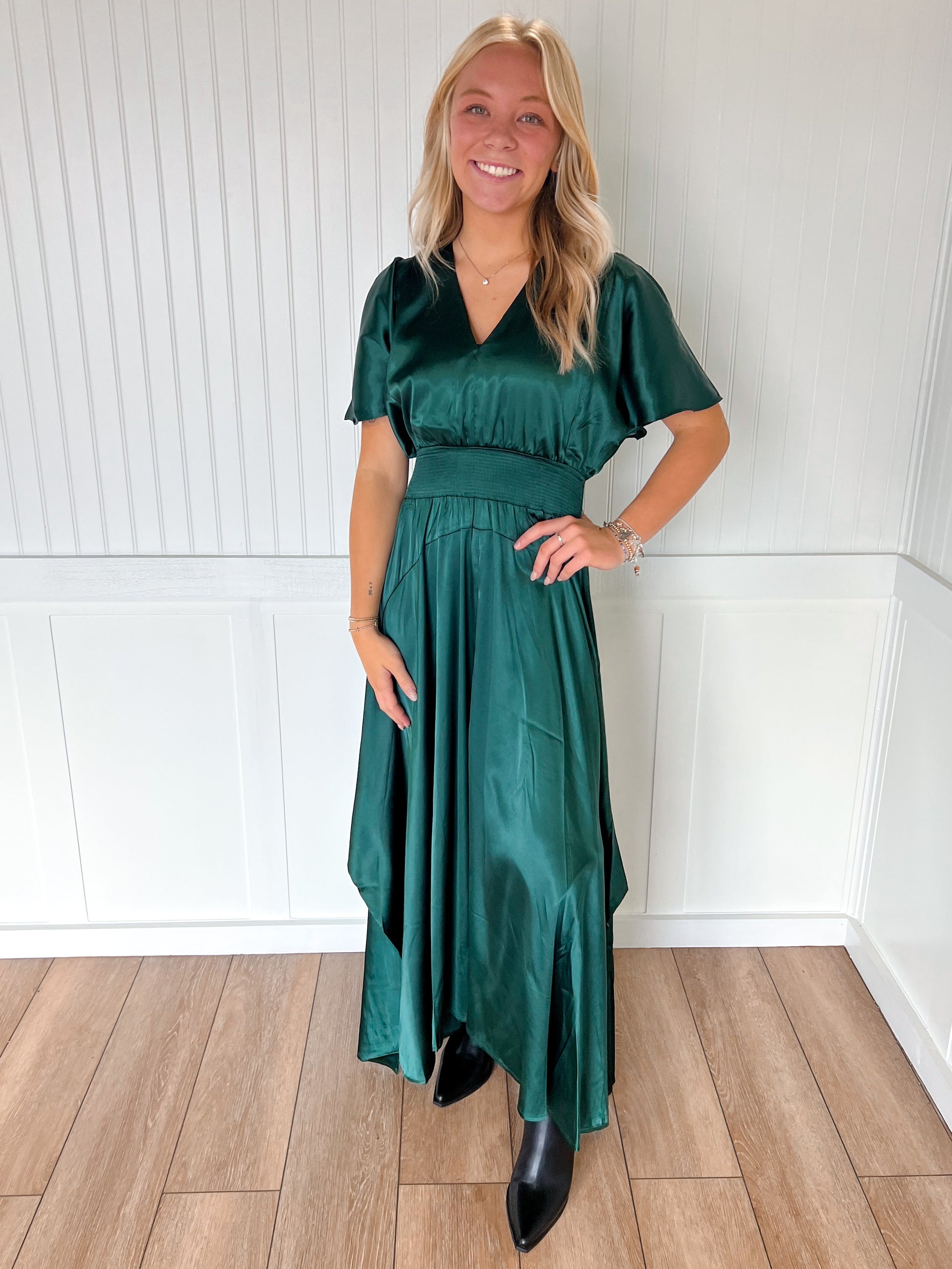 Whitney Chiffon Slit Detailed Maxi Dress-PINCH-DJR-The Twisted Chandelier