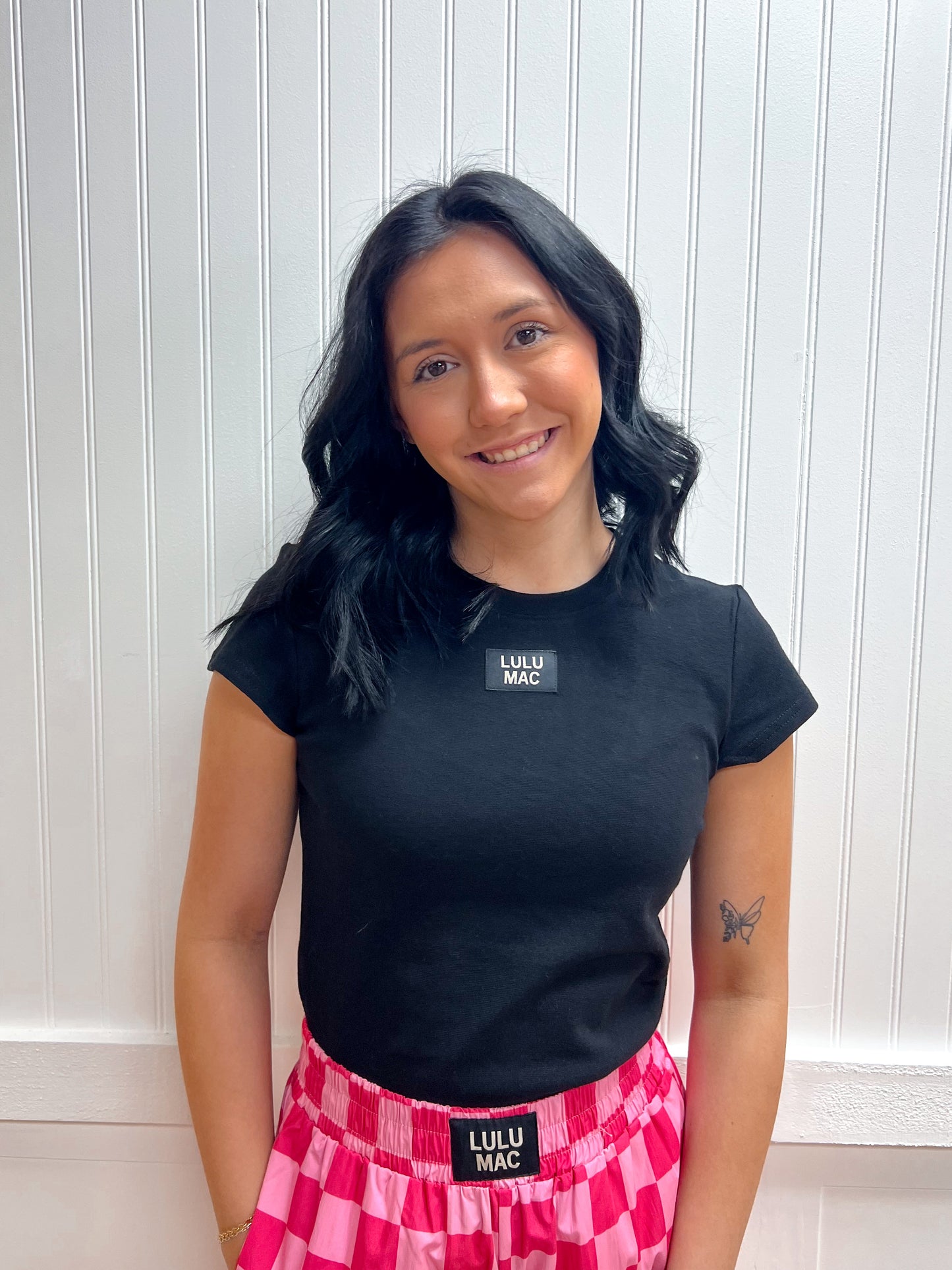 Hallie Baby Doll Top - Black-Girlie Girl Originals-Tops Collection-The Twisted Chandelier