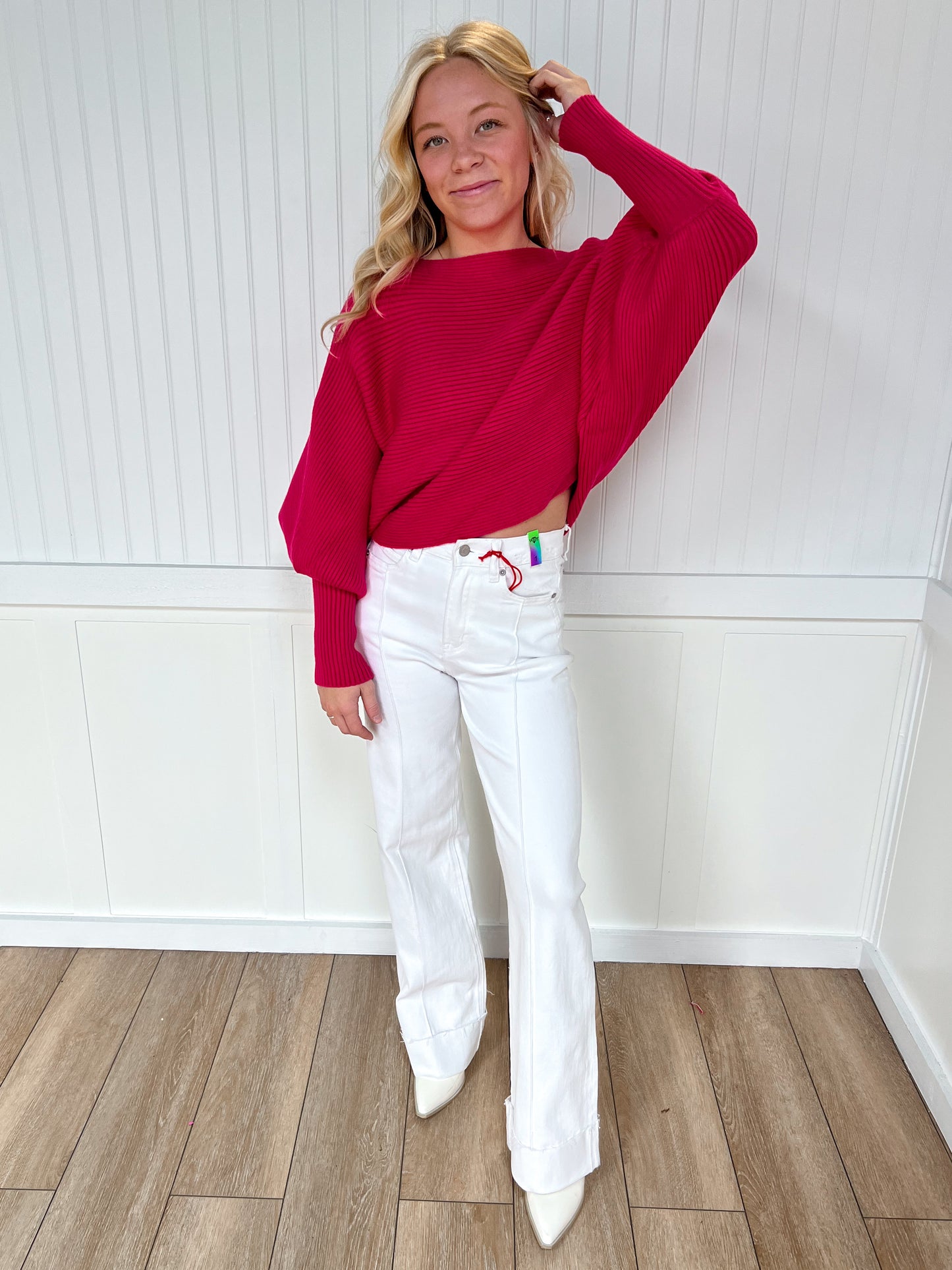 Renn Folded Hem Wide Leg Jeans-Wide Leg Jeans-Vibrant M.i.U-08/28/25,bottoms,FD 03/04/25,OGP 72.95-The Twisted Chandelier