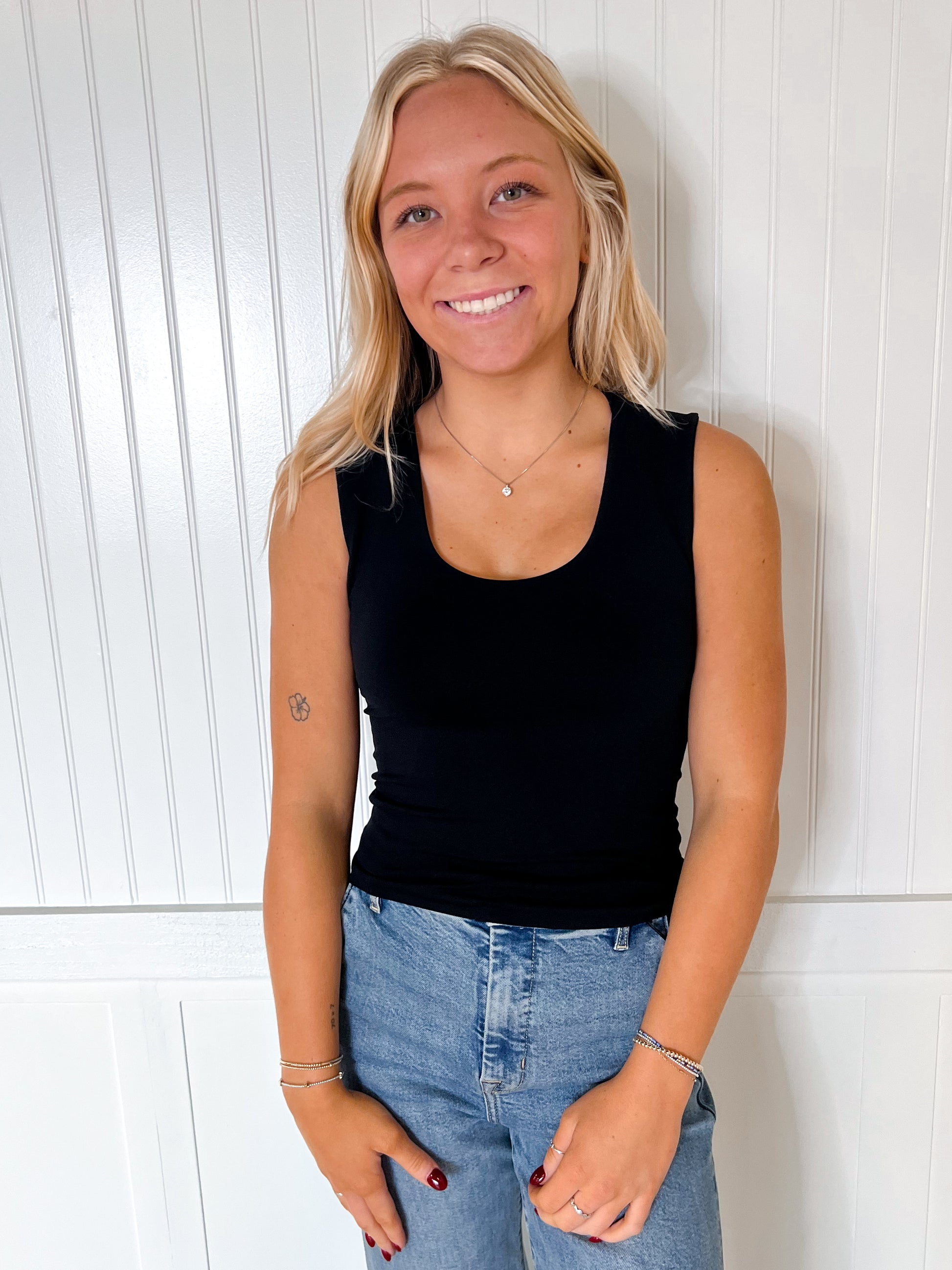 Lottie Double Layered Seamless Top-By Together-12/03/25,1st md,Bin B5,FD 07/29/25,OGP 32.00,Tops Collection-The Twisted Chandelier