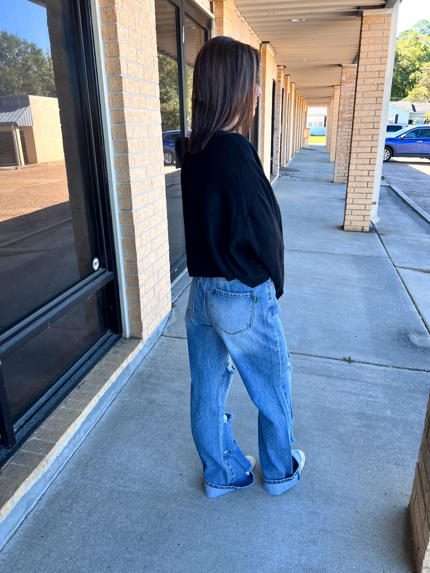 Shay High-Rise Distressed Wide Leg Jeans-Wide Leg Jeans-Vibrant M.i.U-Bin b6,bottoms,FD 02/18/25-The Twisted Chandelier