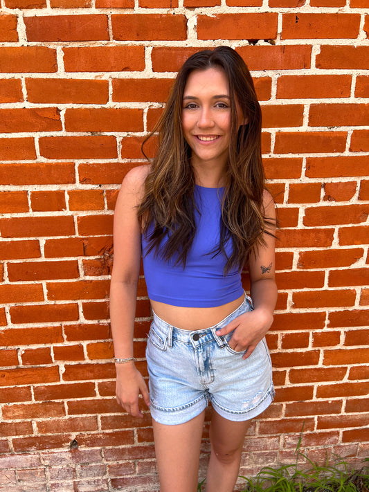 Tenley Casual Crew Neck Crop Top-By Together-08/13/25,Bin B5,FD 07/01/25,OGP 47.50,Tops Collection-The Twisted Chandelier
