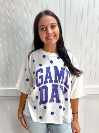 Taylor Gameday Print Top - Purple