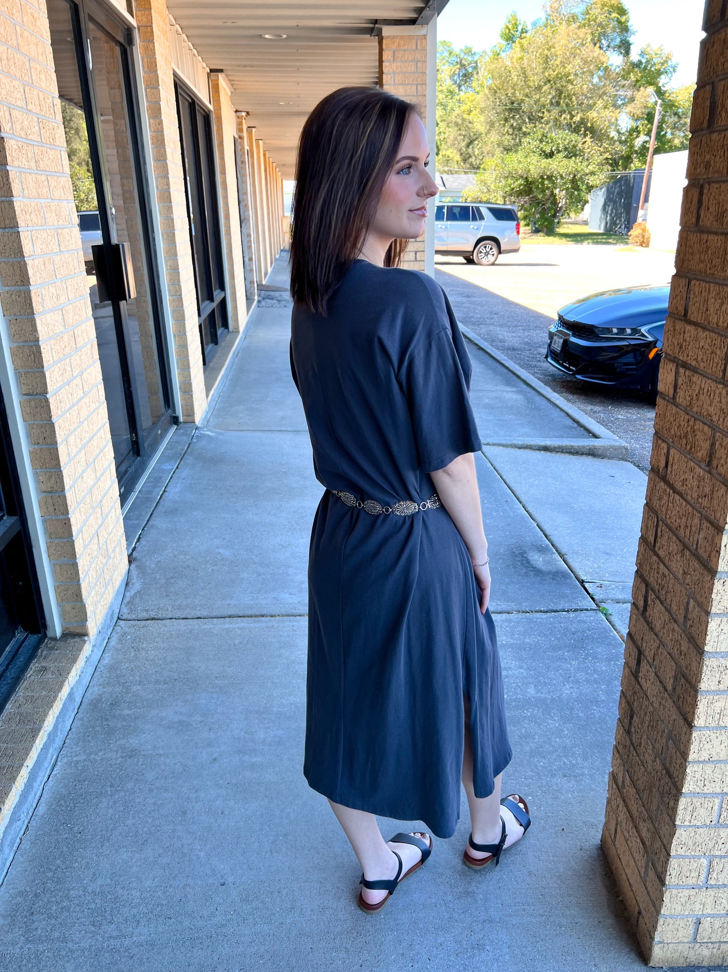 Midnight Dreamer Graphic Dress-Dresses-tres bien-& Jumpsuits,04/21/25,05/27/24,11/28/23 md,1st md,DJR,Dresses,Max Retail,Rompers,western & concert-The Twisted Chandelier