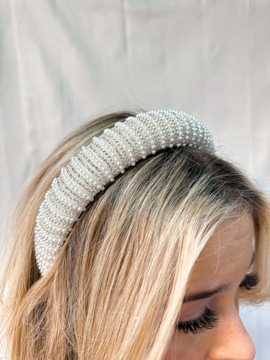 Parker Pearl Headband-Headband-MY GIRL IN LA--The Twisted Chandelier