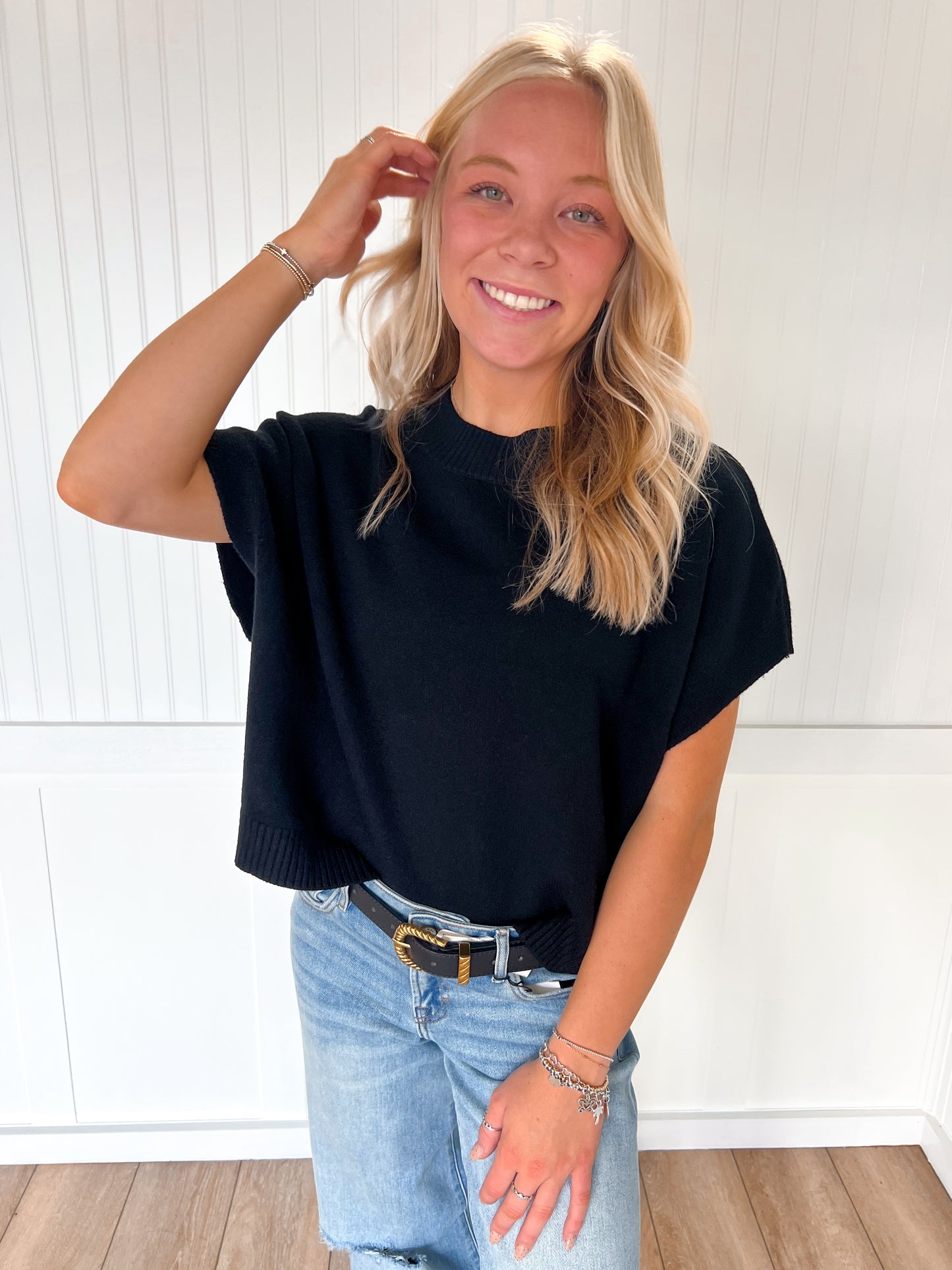 Marcie Dropped Shoulder Sweater Top-PINCH-Tops Collection-The Twisted Chandelier