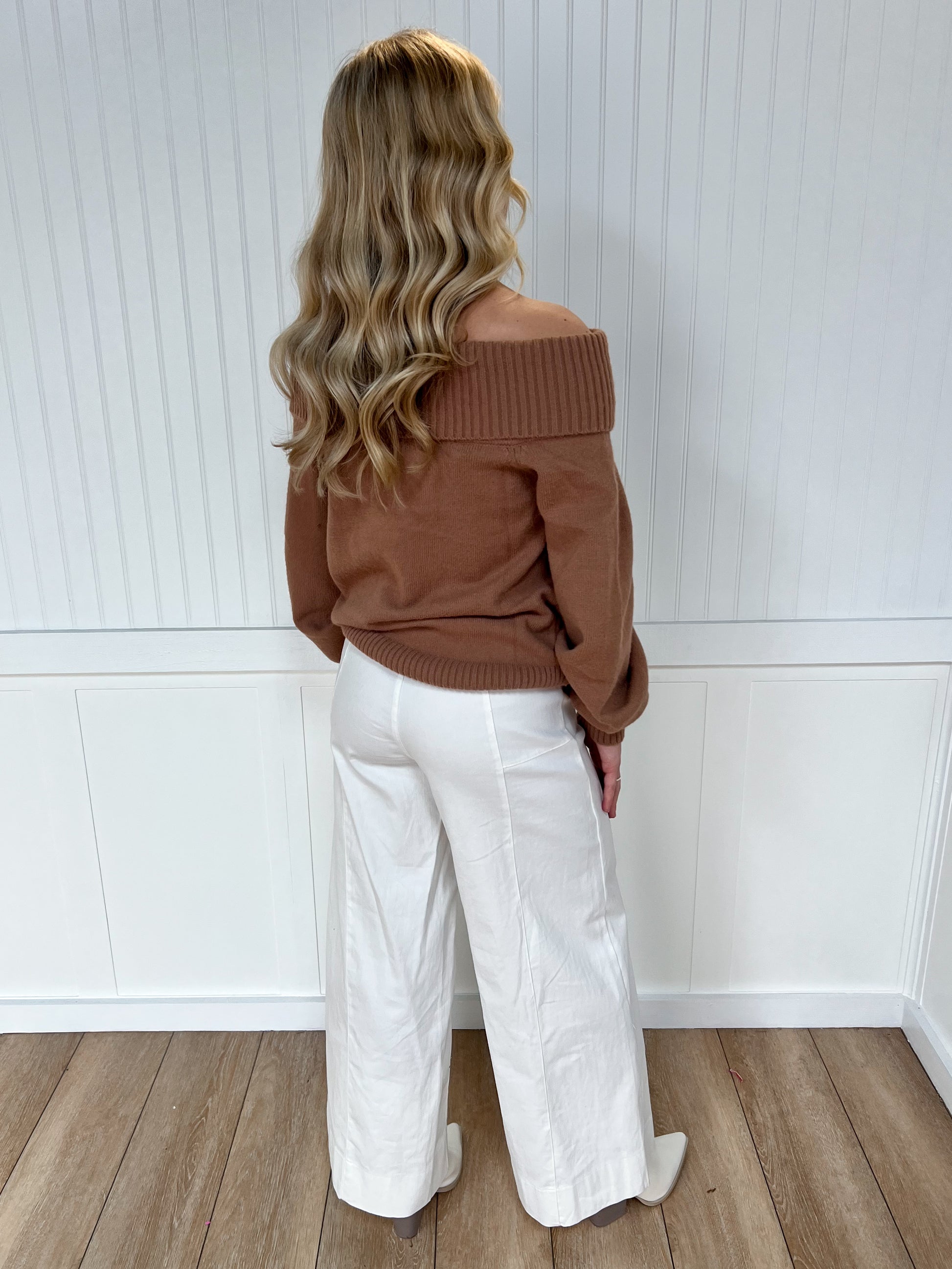 Fiona Wide Leg Full Length Stretchy Cotton Twill Pants-Apparel & Accessories-in february-08/28/25,BIN A2,bottoms,CR 04/16/25,FD 05/13/25,OGP 69.99-The Twisted Chandelier