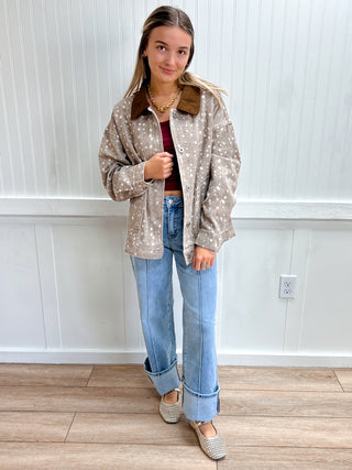 Remi Western Animal Print Jacket-Jacket-VERY J-Fall Favorites,FD 10/20/26,NewArrival,NJ90491,Tops Collection-The Twisted Chandelier