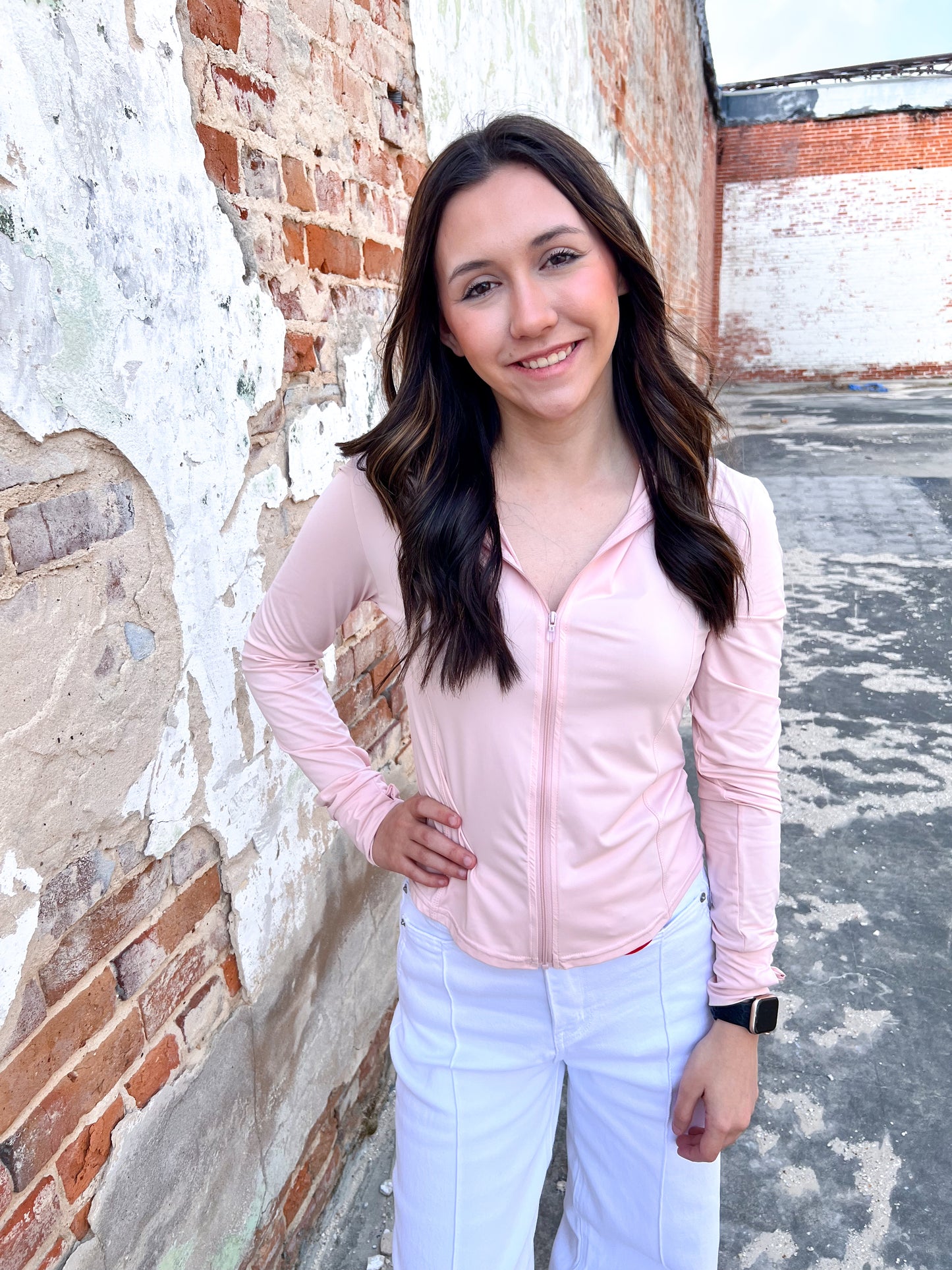 Katie Dry Fit Zip Up Lightweight Jacket-Apparel & Accessories-blu pepper-11/13/24,1st md,Bin c1,OGP 52.99,Tops Collection-The Twisted Chandelier