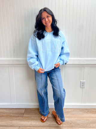 Rory Lulu Mac Sweatshirt - Light Blue