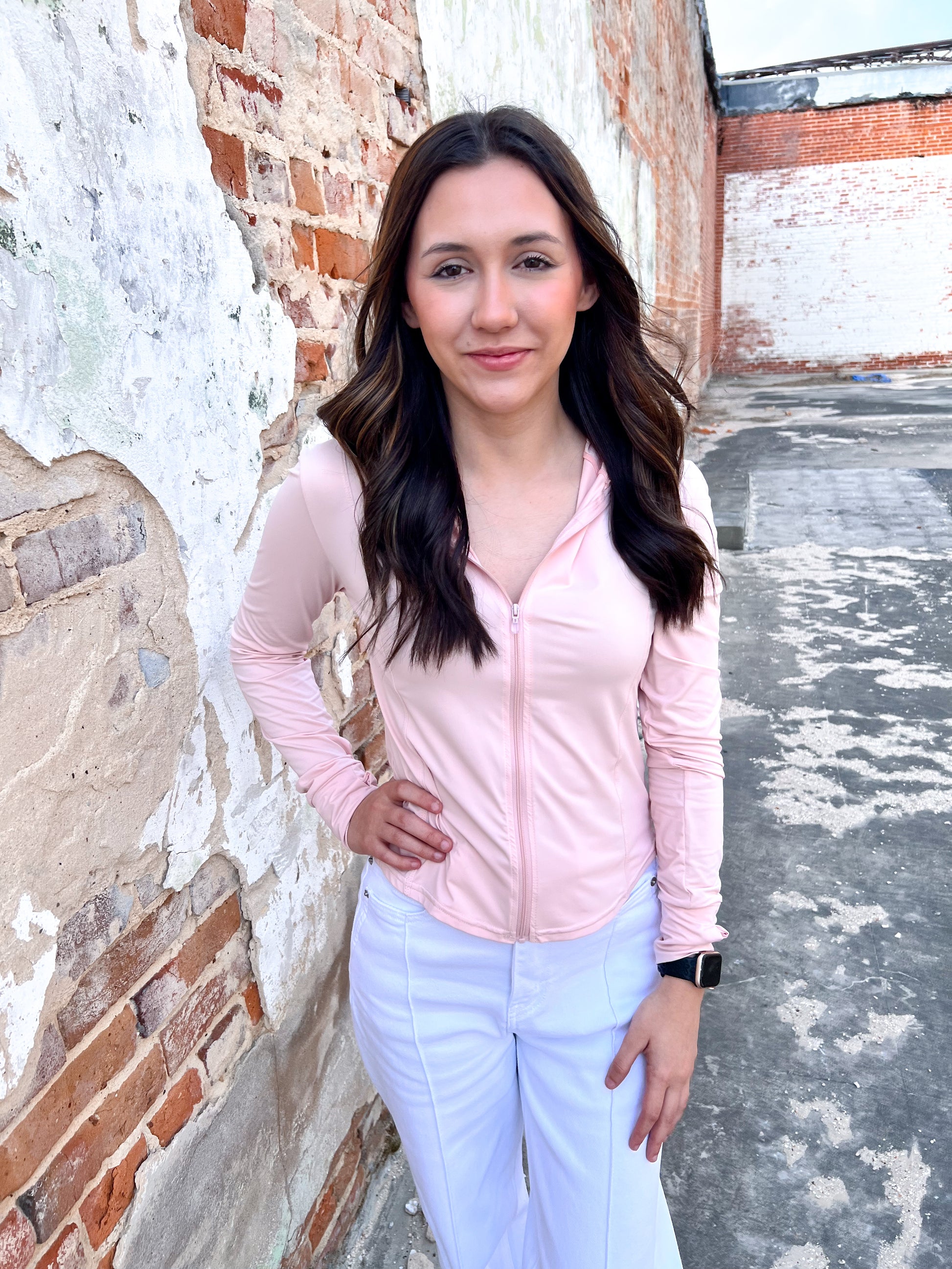 Katie Dry Fit Zip Up Lightweight Jacket-Apparel & Accessories-blu pepper-11/13/24,1st md,Bin c1,OGP 52.99,Tops Collection-The Twisted Chandelier