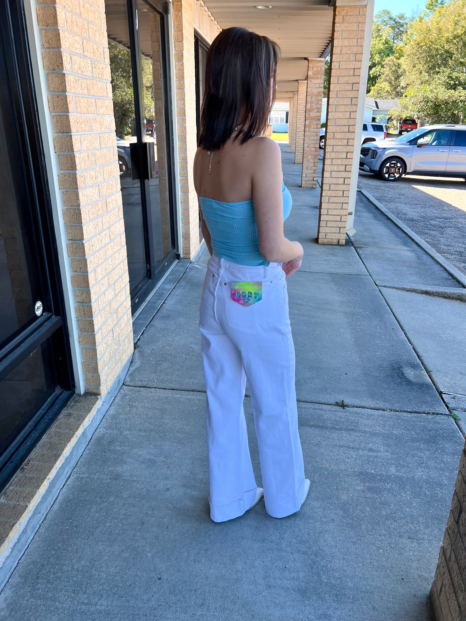 Renn Folded Hem Wide Leg Jeans-Wide Leg Jeans-Vibrant M.i.U-08/28/25,bottoms,FD 03/04/25,OGP 72.95-The Twisted Chandelier