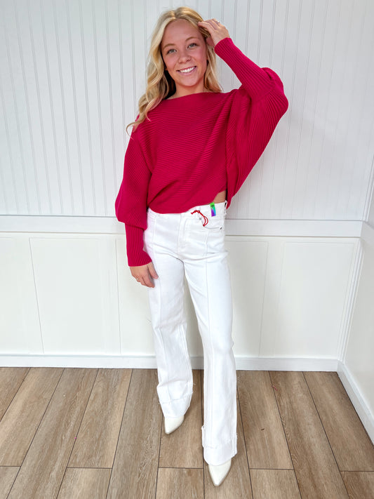 Renn Folded Hem Wide Leg Jeans-Wide Leg Jeans-Vibrant M.i.U-08/28/25,bottoms,FD 03/04/25,OGP 72.95-The Twisted Chandelier