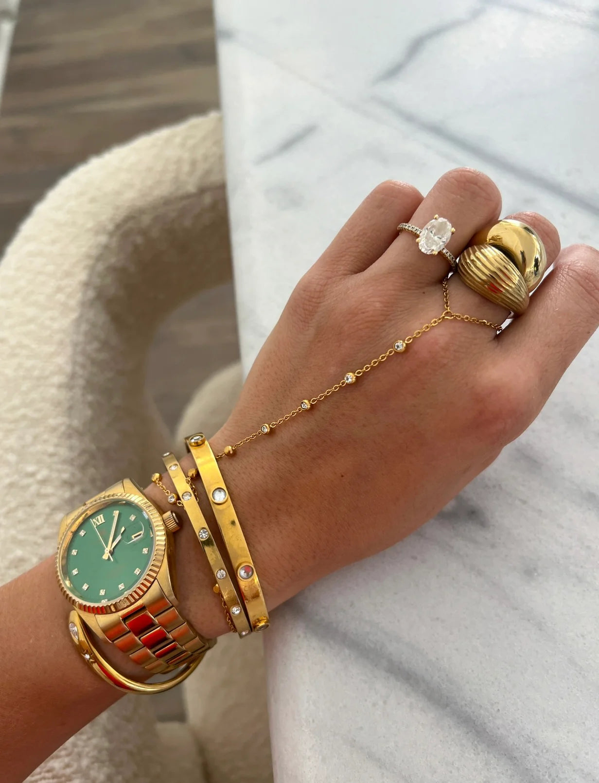 ChanSutt Pearls Diamond Hand Chain-Bracelets-ChanSutt Pearls-CR 03/31/25-The Twisted Chandelier