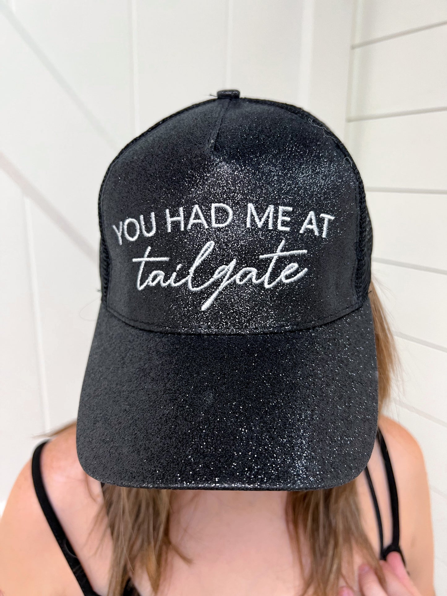 You Had Me At Tailgate Hat-Hat-Bling-A-Gogo-11/28/23 md, 1st md-The Twisted Chandelier