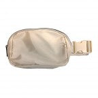 Kaylee Nylon Belt Bag - Cream-Bag-Kenze Pannee-CR 08/27/24, FD 09/03/24-The Twisted Chandelier