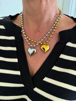 Chansutt Pearls Small Bubble Heart Necklace-Bracelets-CHANSUTTPEARLS-CR 03/31/25-The Twisted Chandelier