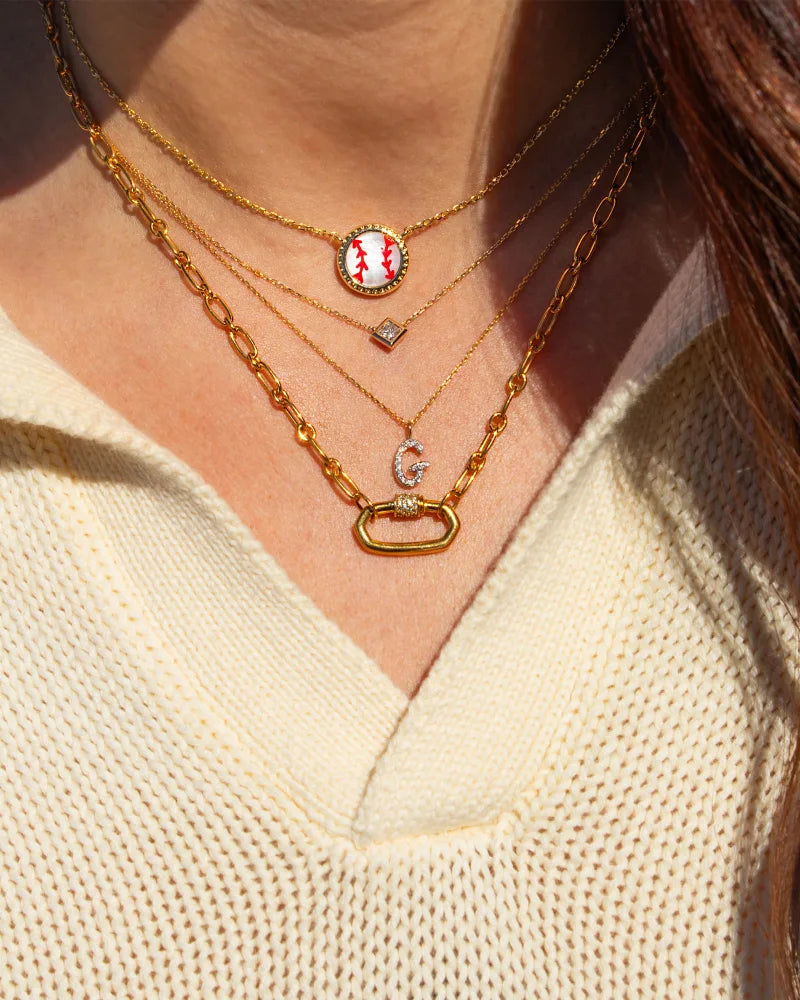 Kendra Scott Elisa Gold Mother of Pearl Short Pendant Necklace | Dillard's