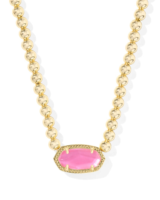 Kendra Scott Elisa Beaded Necklace Gold Azalea Illusion-Necklaces-Kendra Scott-FD 05/07/25,N01111GLD-The Twisted Chandelier