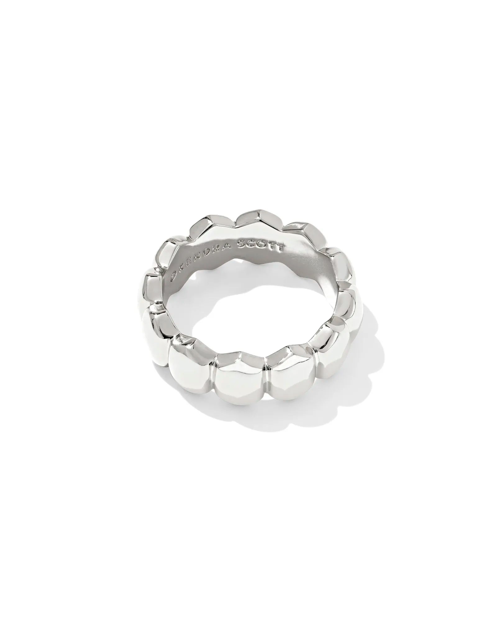 Kendra Scott Kaitlin Band Ring Silver 8-Rings-Kendra Scott-08/21/25,R00155RHD-The Twisted Chandelier
