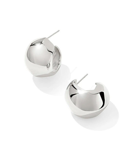 Kendra Scott Kaitlin Hoop Earrings Silver