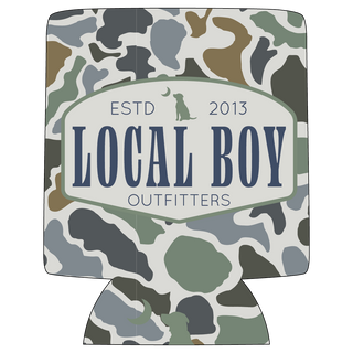 Local Boy Printed Homegrown Badge Koozie-Koozies-Local Boy Outfitters-Men's-The Twisted Chandelier
