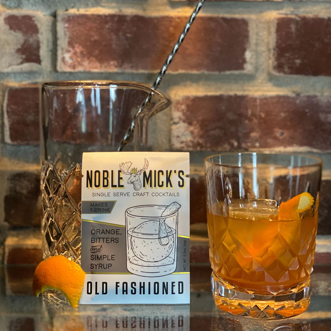 Noble Mick's Single Serve Craft Cocktails - Old Fashioned-The Twisted Chandelier--The Twisted Chandelier