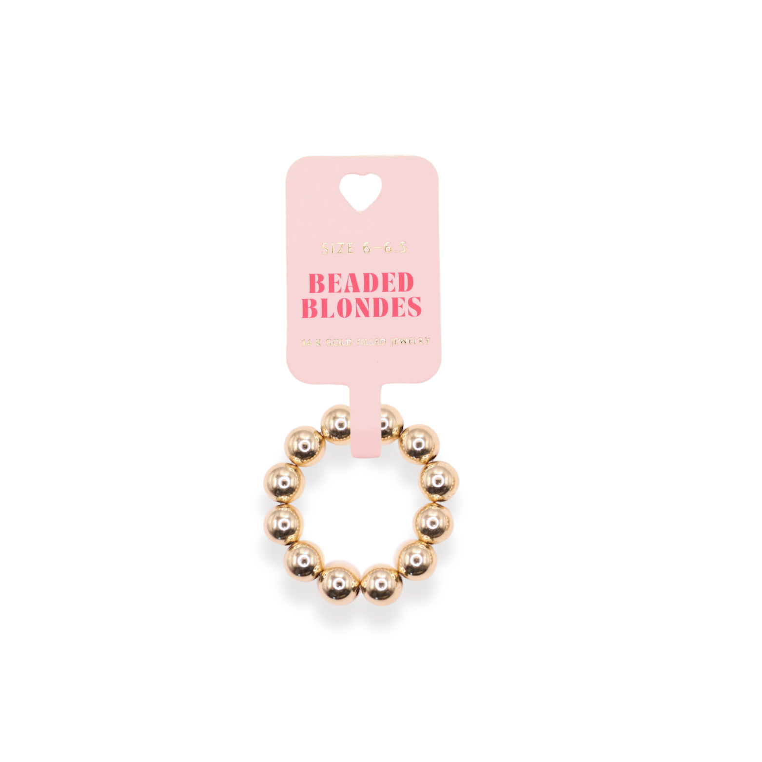 6MM Gold Beaded Ring-Beaded Blondes-The Twisted Chandelier