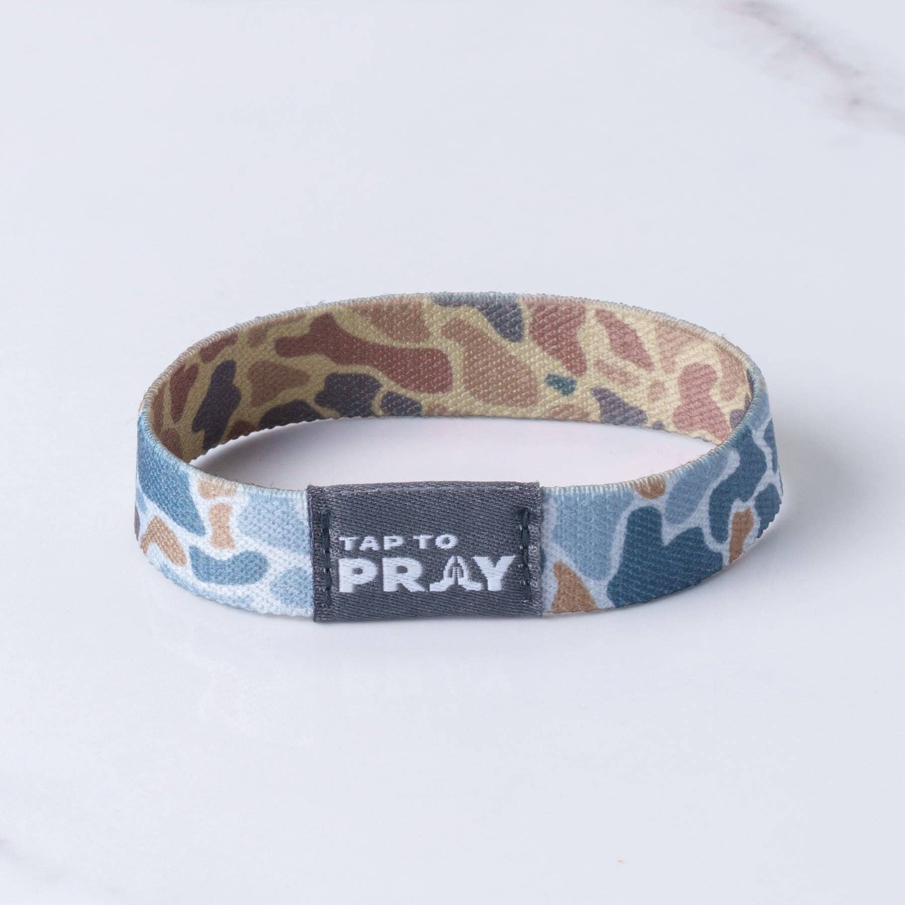 Tap To Pray™ Wristbands - River Rock Camo Sahara and Copper-Versible-The Twisted Chandelier