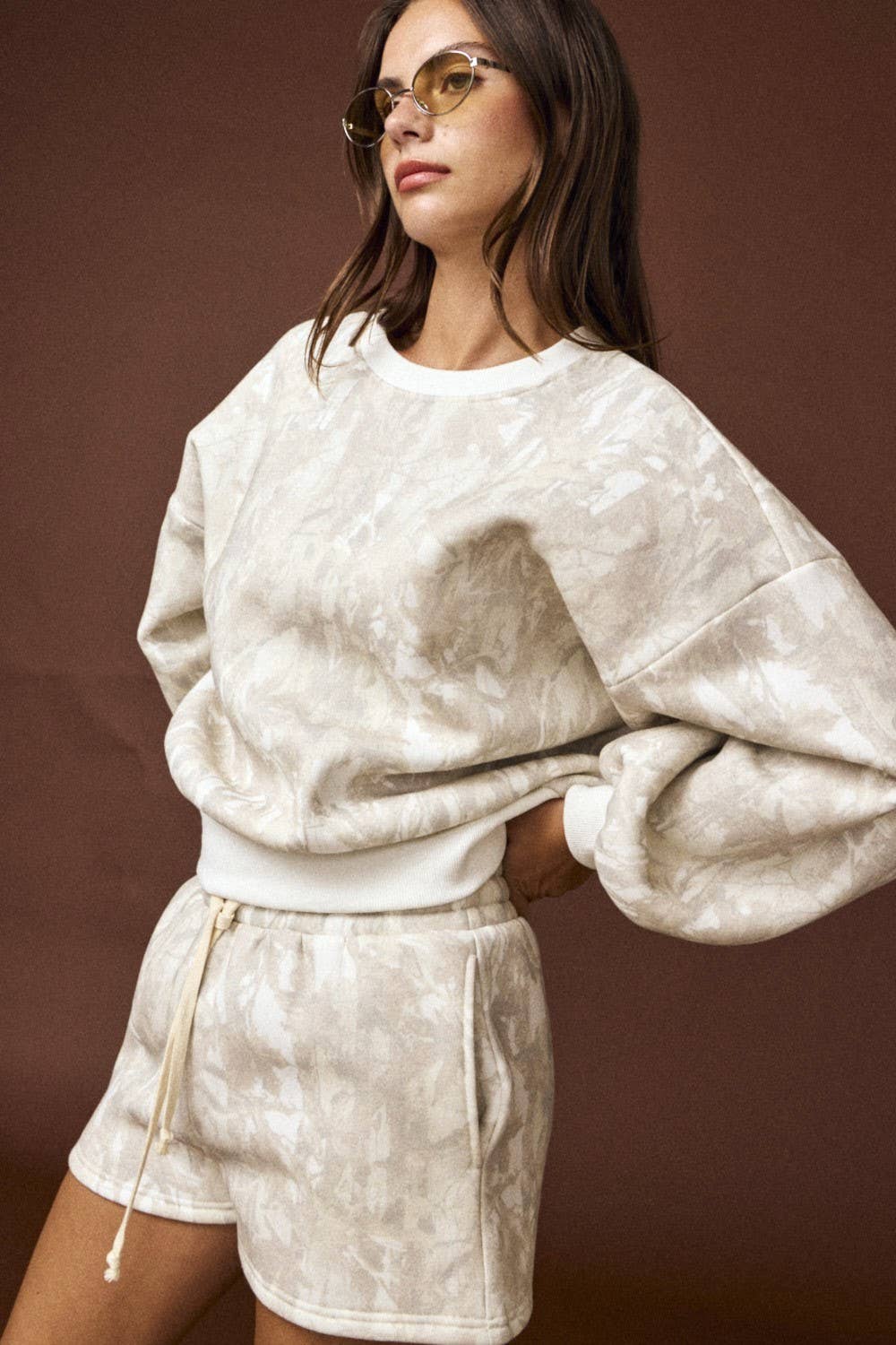 Riley Woodland Camo Crewneck Set-Papermoon-PX50791-The Twisted Chandelier