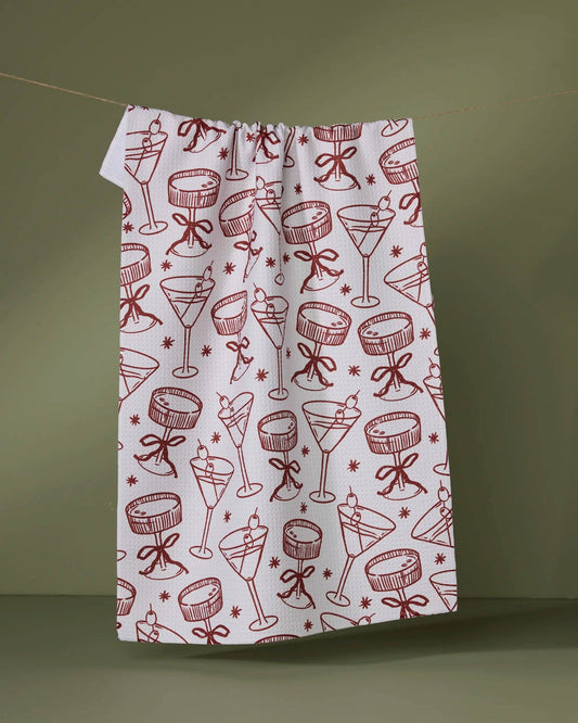 Soiree Tea Towel-Geometry-The Twisted Chandelier