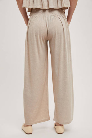 Bellamy Relaxed Knit Smocked Top and Wide Pants Set-Outfit Sets-Bluivy-Fall Favorites,NewArrival-The Twisted Chandelier