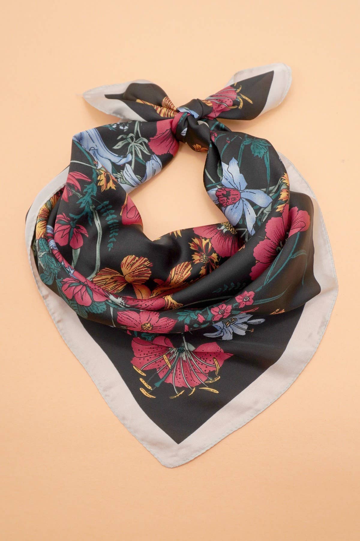 Large Floral Print Bandana Scarf-JOSSLYN by wall to wall-The Twisted Chandelier