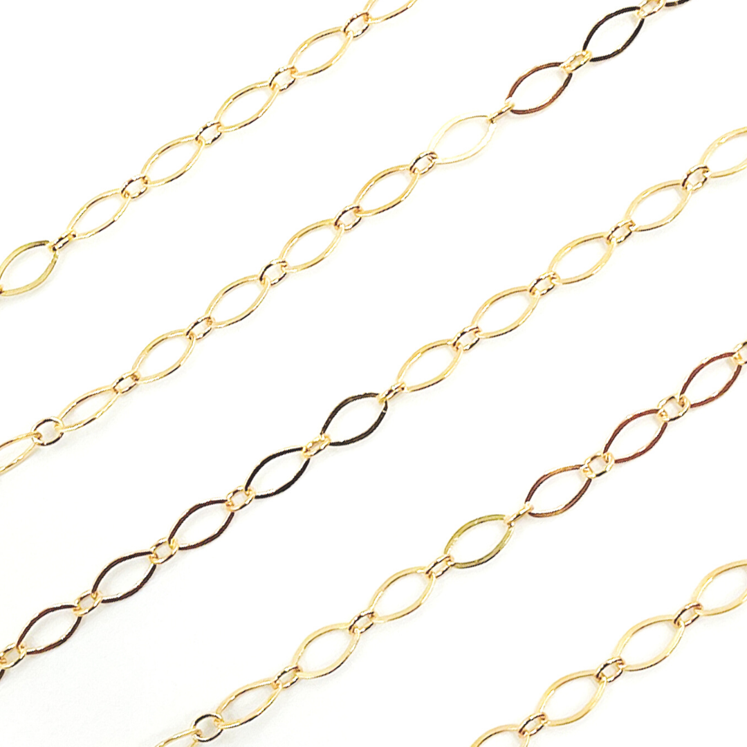 Lexi - 14K Gold Filled Oval & Round Links Chain. 1016FGF (Tier 1)-Permanent Jewelry-Jewels & Chains-The Twisted Chandelier