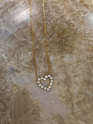 Chansutt Pearl Diamond Heart Necklace-Necklace-CHANSUTTPEARLS-The Twisted Chandelier