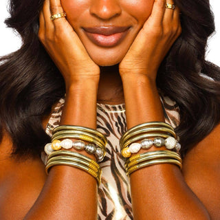 BuDhaGirl's Etoile All Weather Bangles® (Set of 6)-Bracelet-BuDhaGirl-The Twisted Chandelier