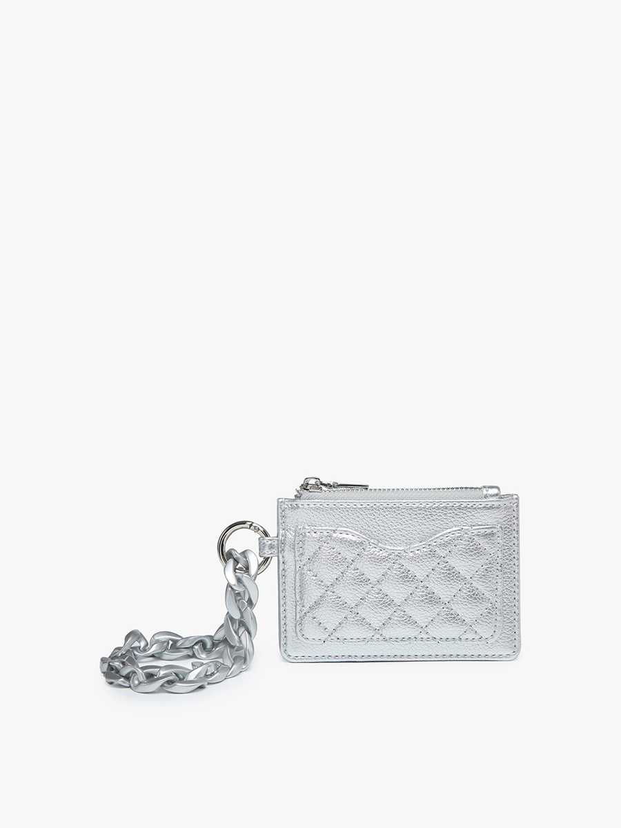 Rhodes Quilted Wallet w/ Chain Bangle-Jen & Co.-FD 10/23/24-The Twisted Chandelier