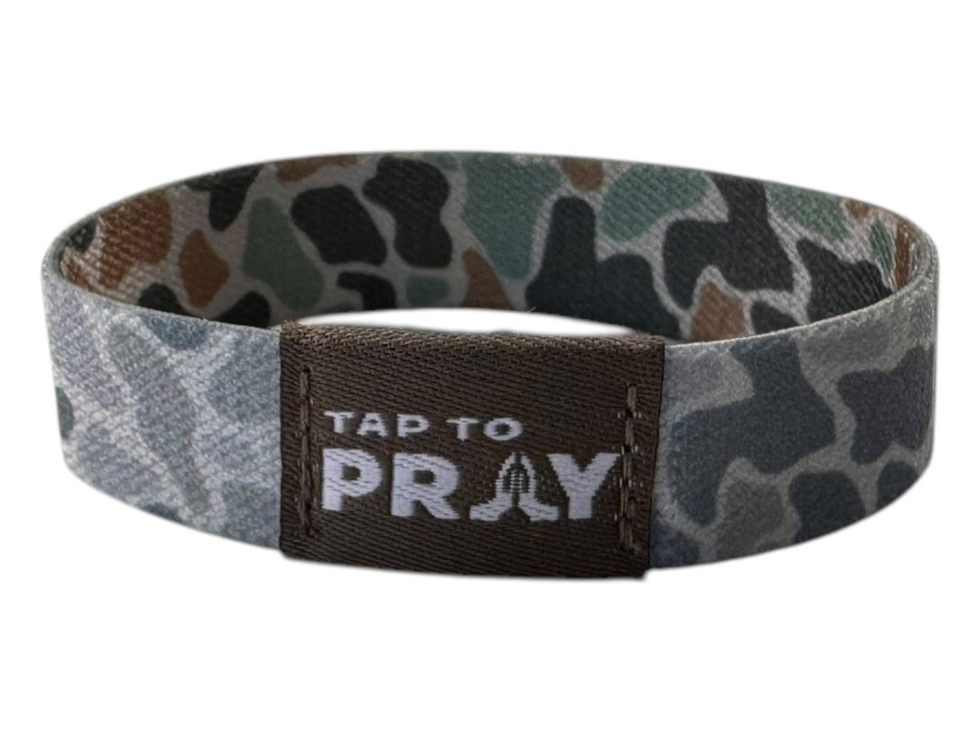 Tap To Pray™ Wristbands - River Rock Camo Classic & Sage-Versible-The Twisted Chandelier