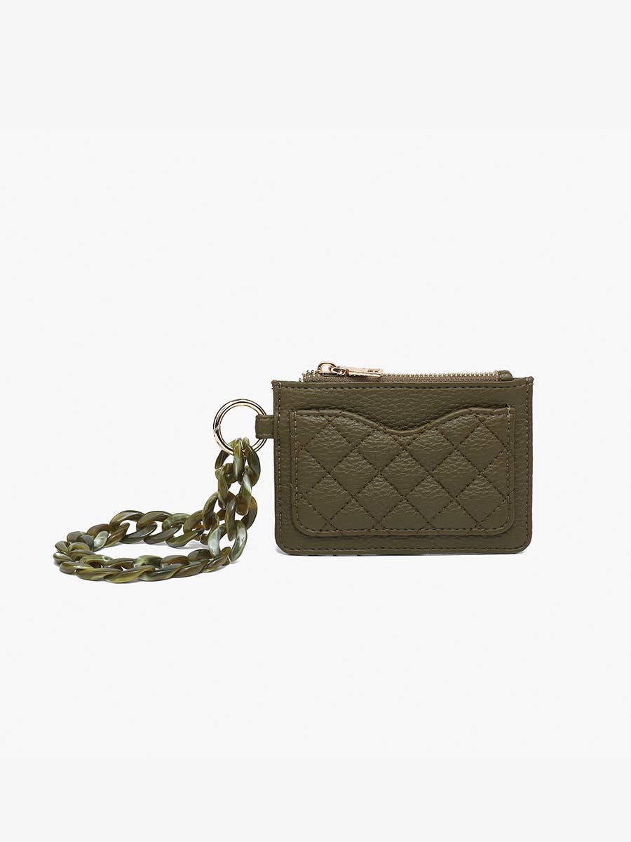 Rhodes Quilted Wallet w/ Chain Bangle-Jen & Co.-FD 10/23/24-The Twisted Chandelier