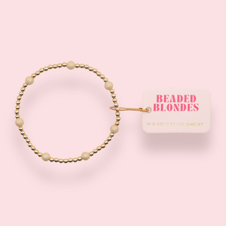 Stardust Olive Bracelet-Beaded Blondes-The Twisted Chandelier