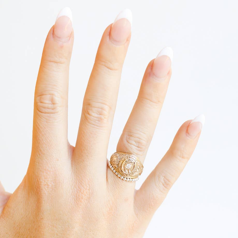 Lexi Beaded Band in Silver-Beaded Blondes-The Twisted Chandelier