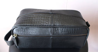 Leather Travel Dopp Kit Toiletry and Shaving Bag-Billion Brothers-Men's-The Twisted Chandelier
