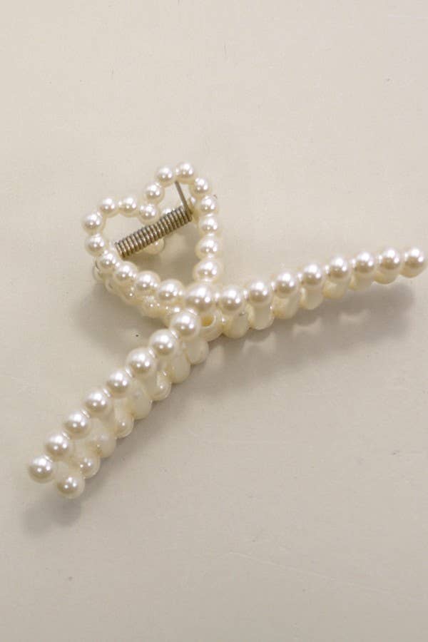 Pearl Hair Claw Clips-JOSSLYN by wall to wall-The Twisted Chandelier