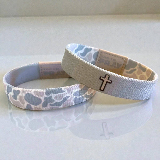 Tap To Pray® Wristband – River Rock Camo - Aspen-Versible-The Twisted Chandelier