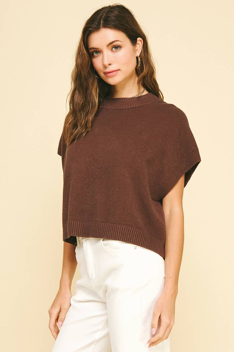 Marcie Dropped Shoulder Sweater Top-PINCH-FD 12/22/25,Tops Collection-The Twisted Chandelier