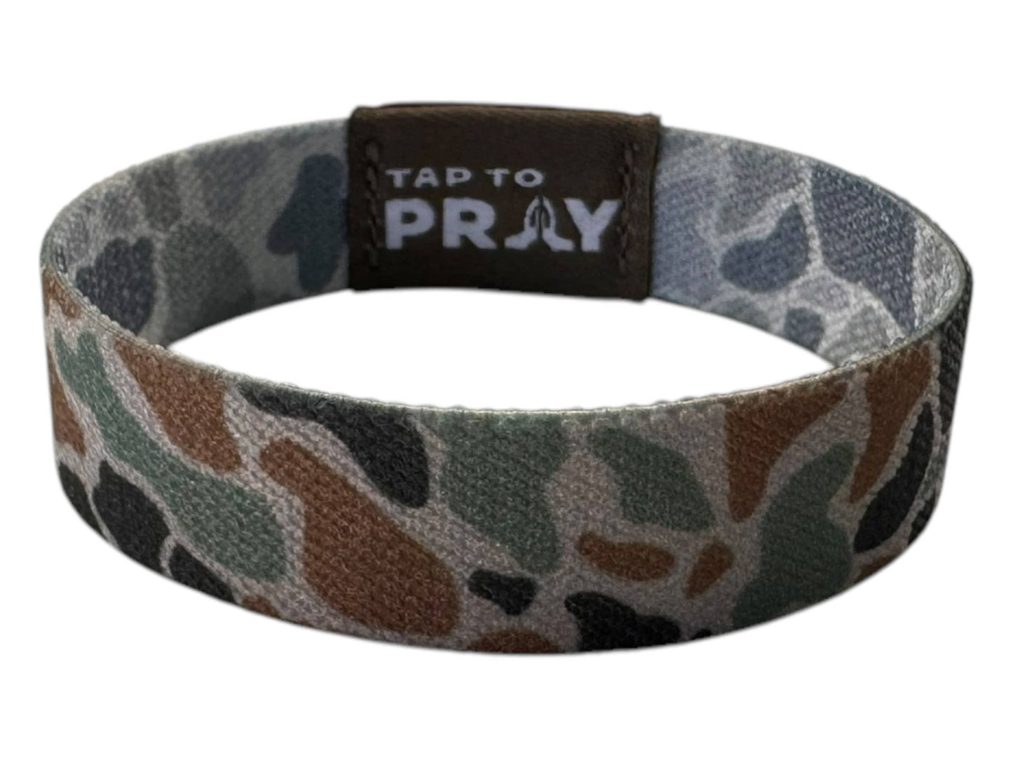 Tap To Pray™ Wristbands - River Rock Camo Classic & Sage-Versible-The Twisted Chandelier