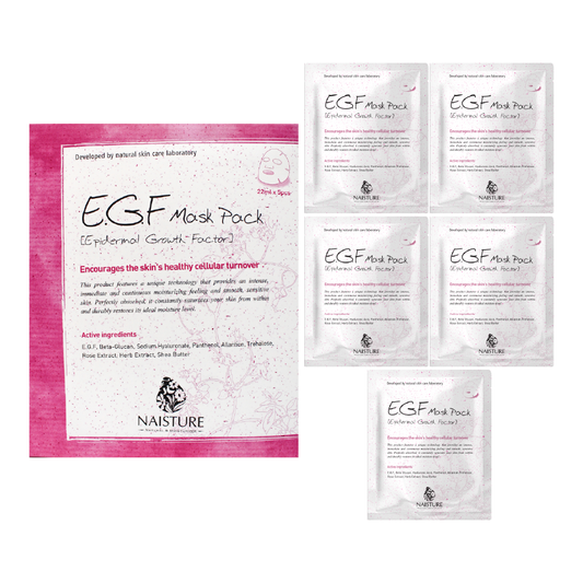 EGF Premium Sheet Mask (5 pc Box)-Naisture--The Twisted Chandelier