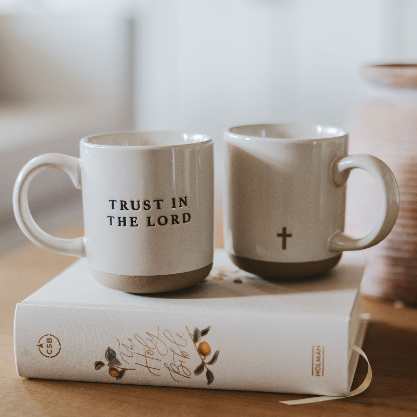 *NEW* Trust In The Lord Stoneware Coffee Mug - Home Decor-Sweet Water Decor-The Twisted Chandelier