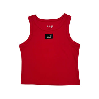 Maren Lulu Mac Tank Top - Red-Top-Girlie Girl Originals-Tops Collection-The Twisted Chandelier